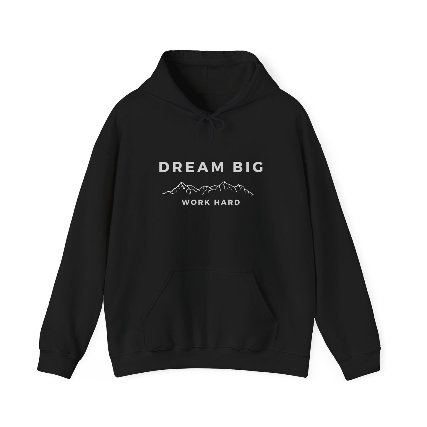Dream Big Work Hard Unisex Heavy Blend Hoodie.