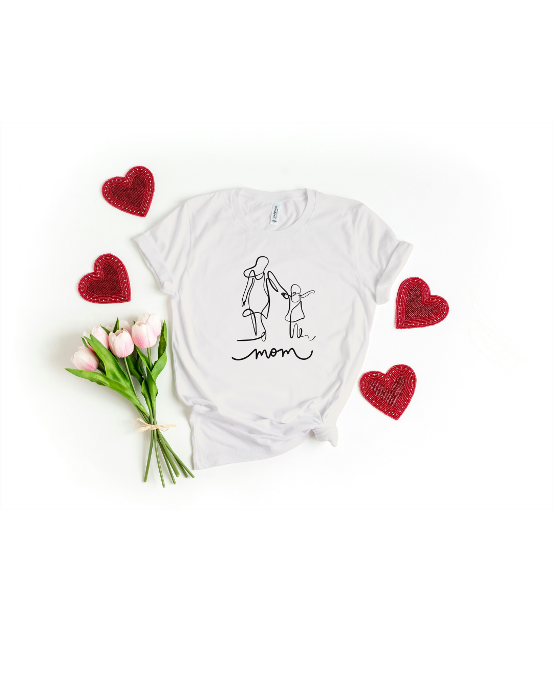 Mom and Child Unisex Jersey Tee - Perfect Gift for Mother's Day