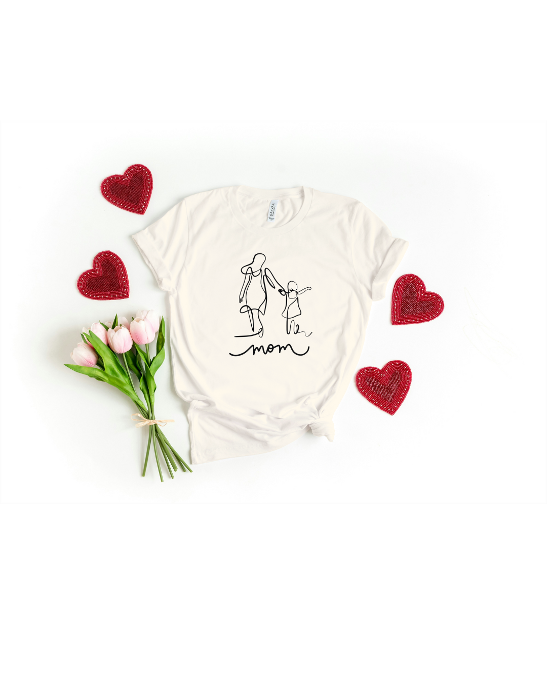 Mom and Child Unisex Jersey Tee - Perfect Gift for Mother's Day