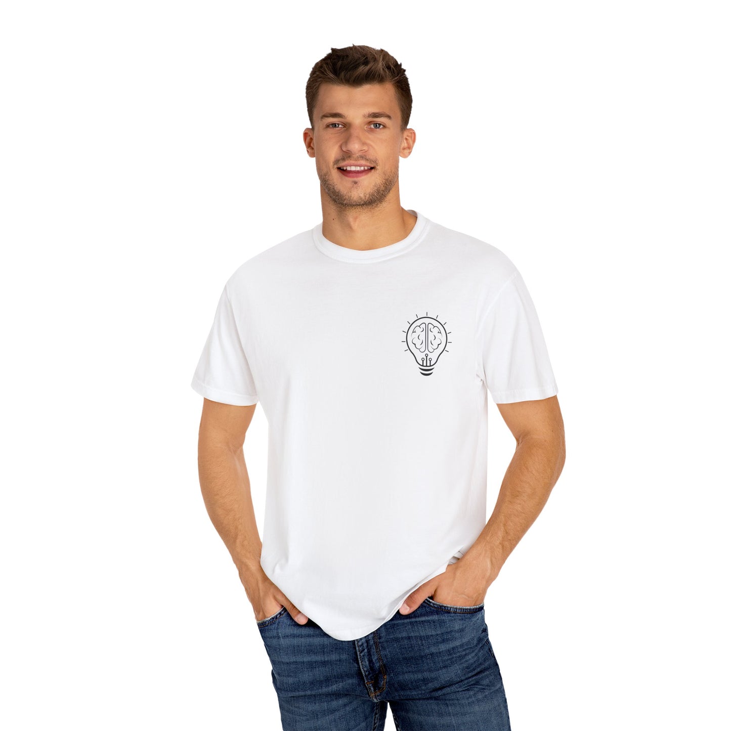 Unisex Garment-Dyed T-Shirt - Without engineers, the world would just be an idea.