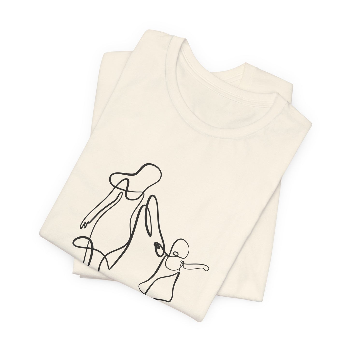 Mom and Child Unisex Jersey Tee - Perfect Gift for Mother's Day