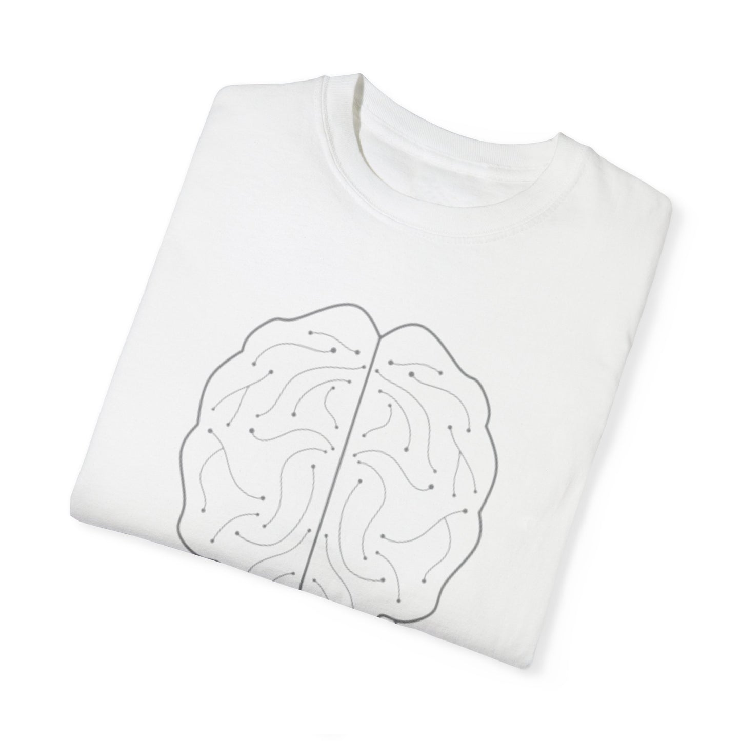 Unisex Garment-Dyed T-Shirt - 'It's Not Stress, It's the Pressure of Being Brilliant'