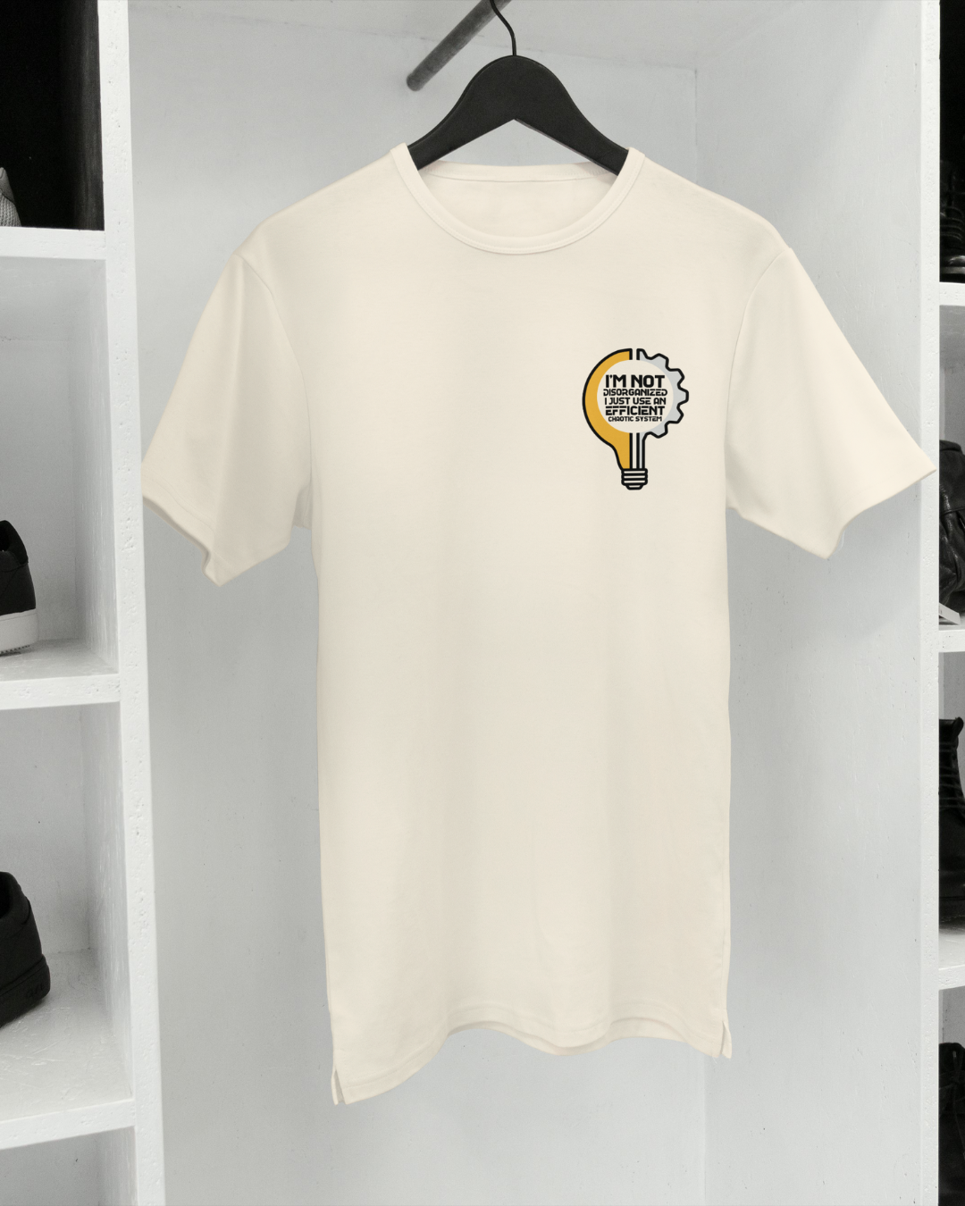 Unisex Garment-Dyed T-Shirt - I'm not disorganized, I just used an efficient chaotic system.