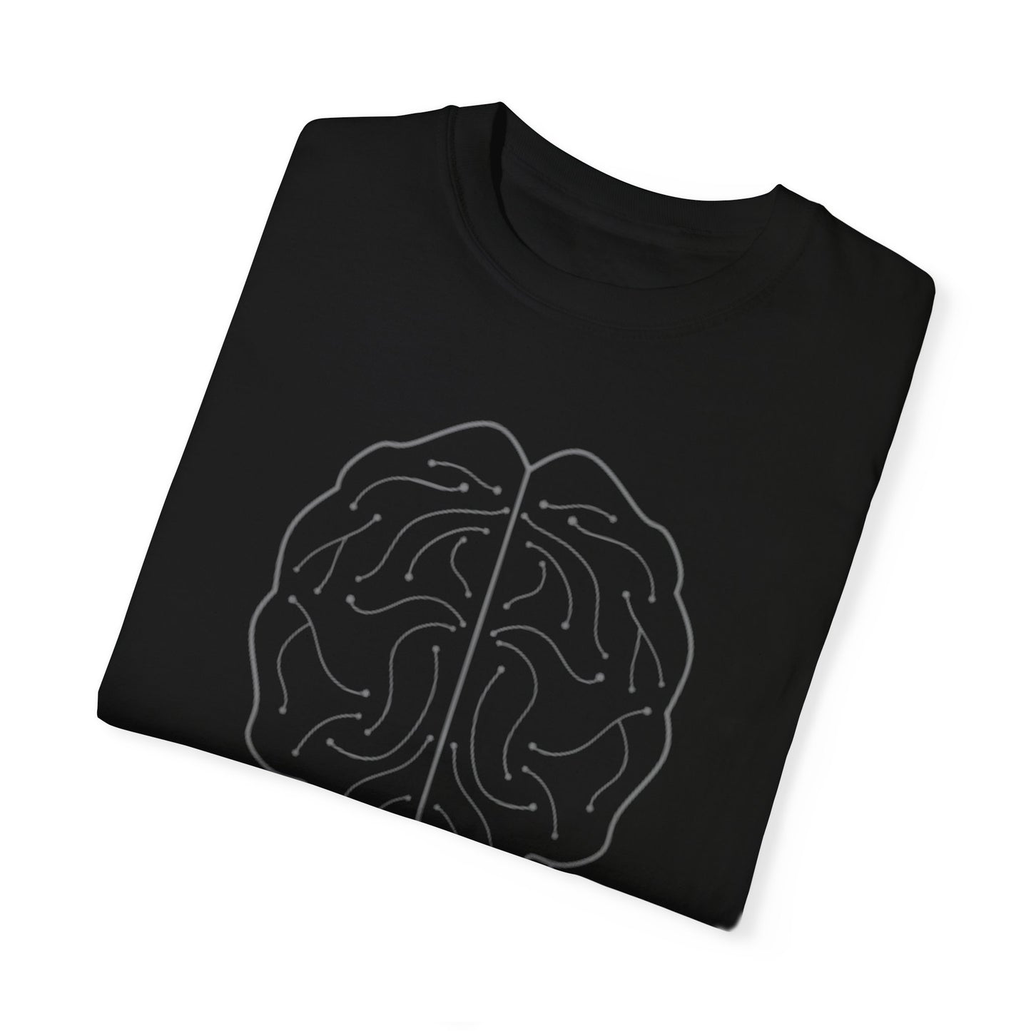 Unisex Garment-Dyed T-Shirt - 'It's Not Stress, It's the Pressure of Being Brilliant'