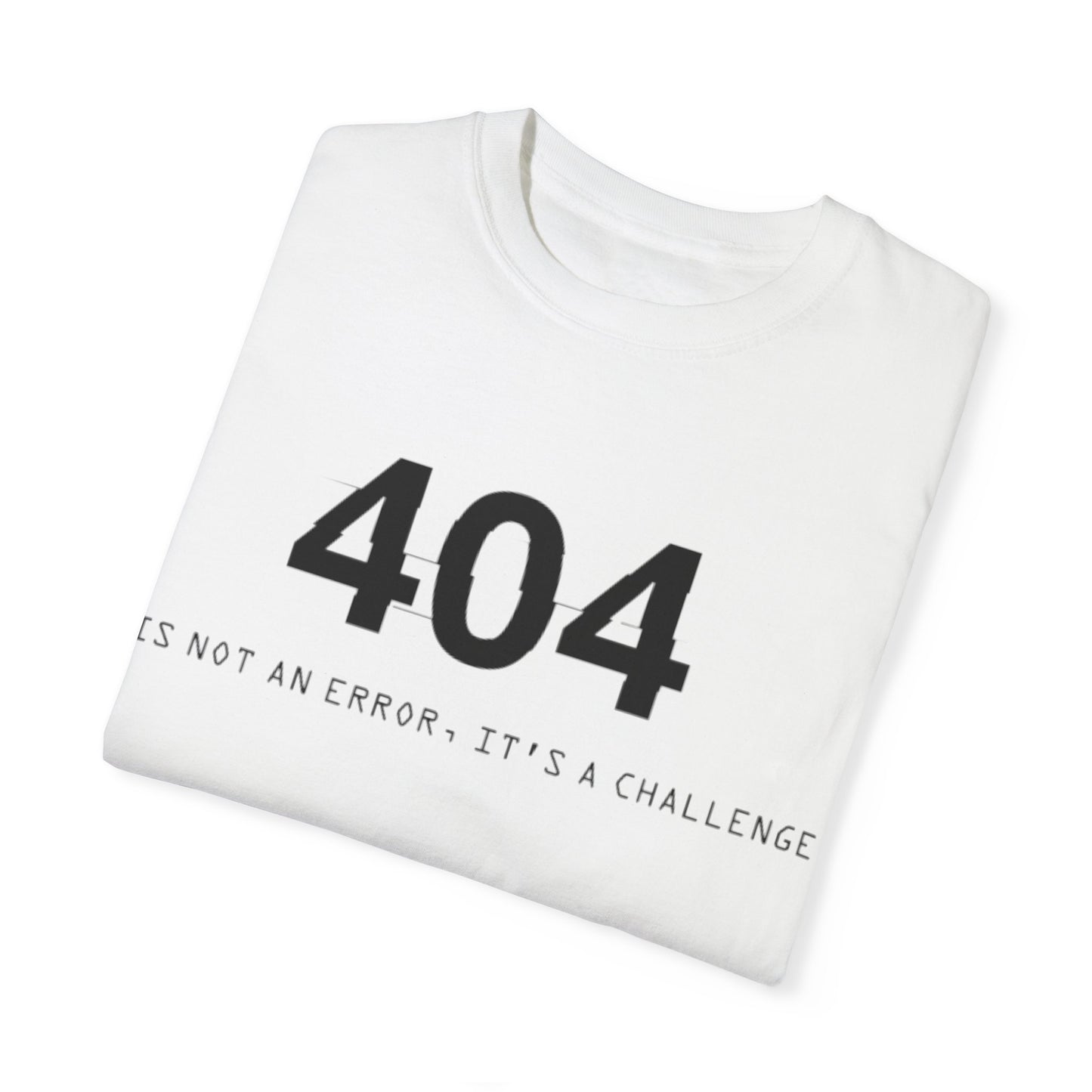 Garment-dyed unisex t-shirt in red and white