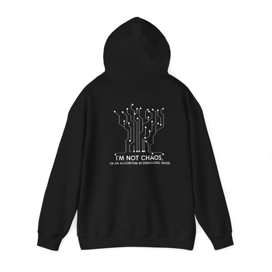 Unisex Heavy Blend Hoodie- I'm not chaos, I'm an algorithm in debugging mode.