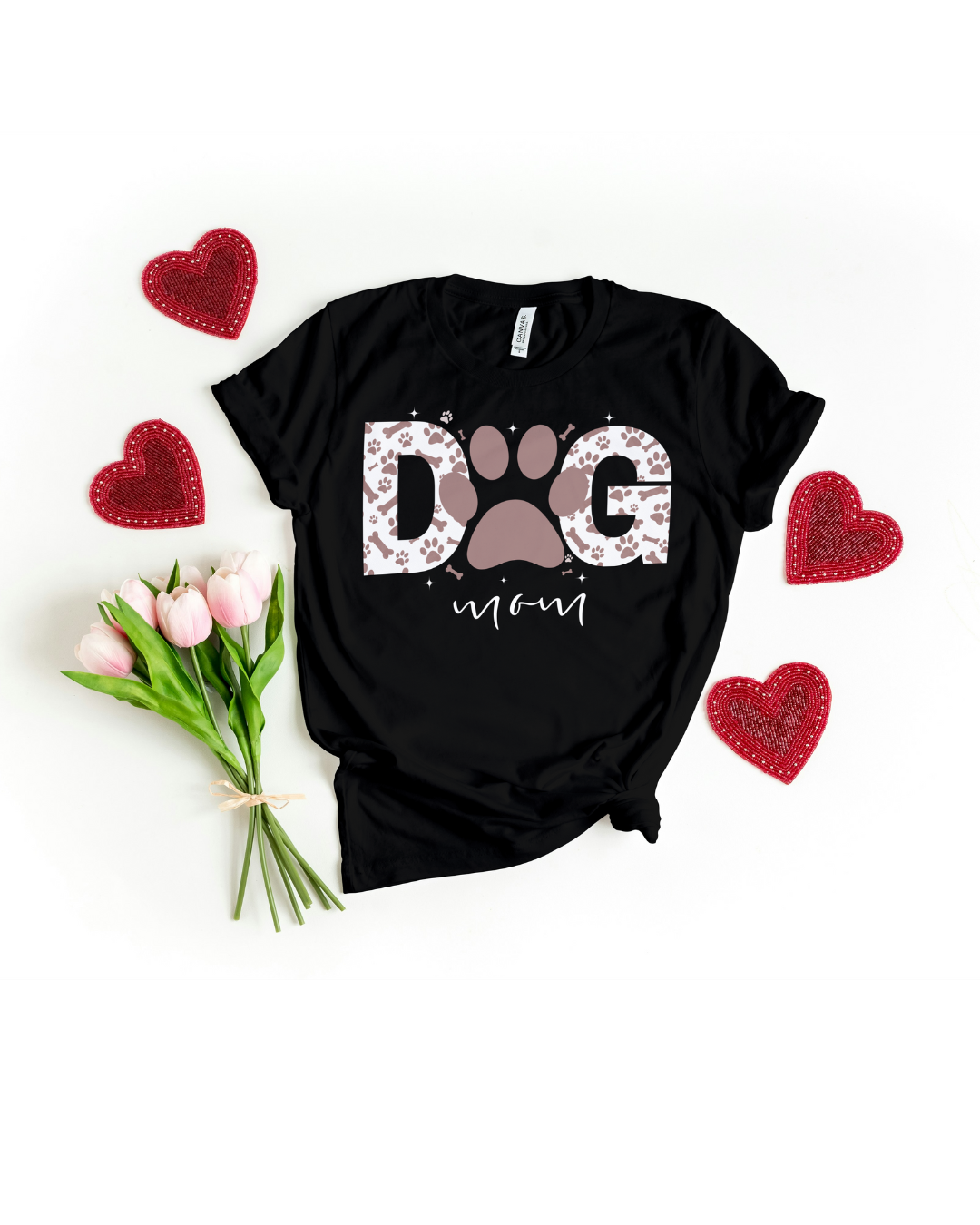 Dog Mama Floral Unisex Softstyle T-Shirt